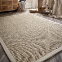 Sisal Beige Rug with Border - 170 x 120 cm - Sisal - Origins