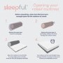 King Size Memory Foam Top Cooling Coil Spring Rolled Mattress - Sleepful Essentials