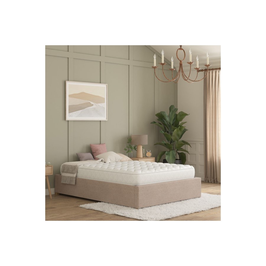 Small Double Memory Foam Top Cooling Coil Spring Rolled Mattress - Sleepful Essentials