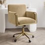 ALMOST PERFECT - Sonny Mink Velvet Office Chair