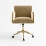 ALMOST PERFECT - Sonny Mink Velvet Office Chair