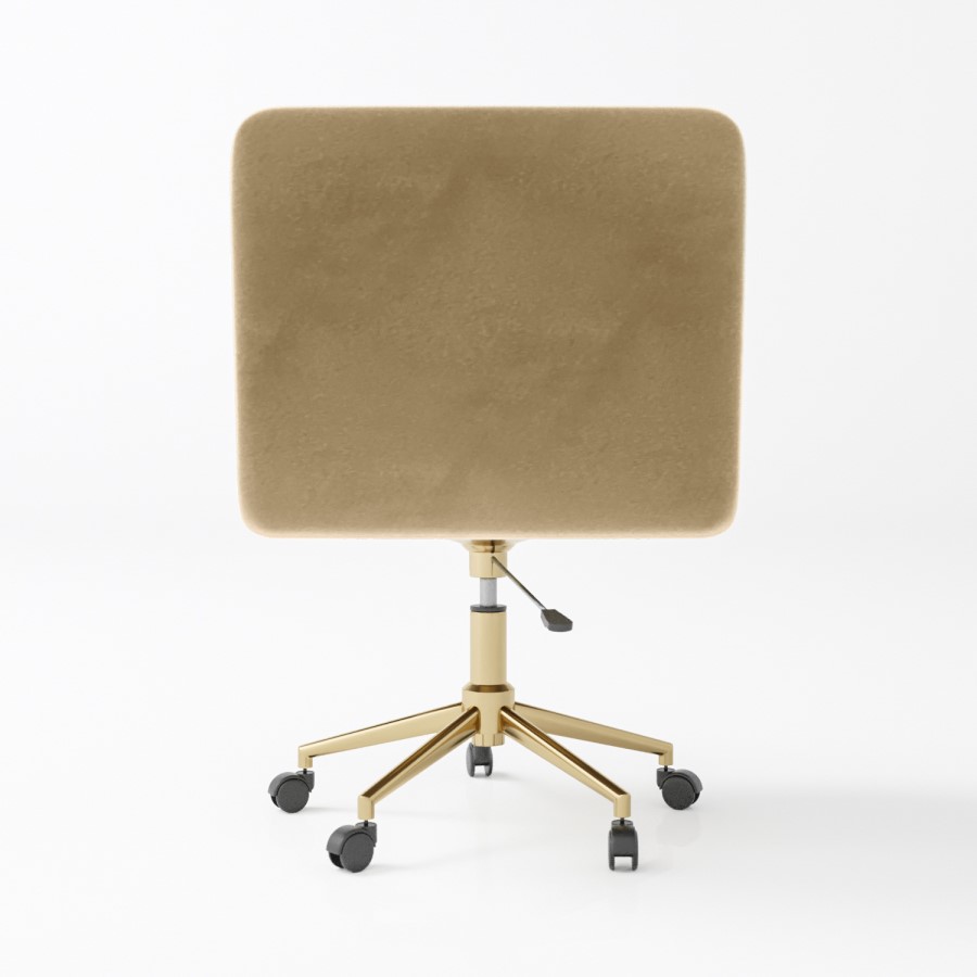 ALMOST PERFECT - Sonny Mink Velvet Office Chair