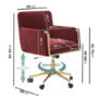 ONLY OPENED - Mulberry Velvet Office Chair - Sonny
