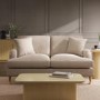 Beige Woven Fabric 2 Seater Sofa - Payton