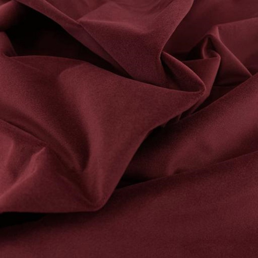 Burgundy Velvet Love Seat - Payton