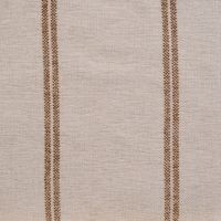 Cream Chenille Burnt Orange Striped