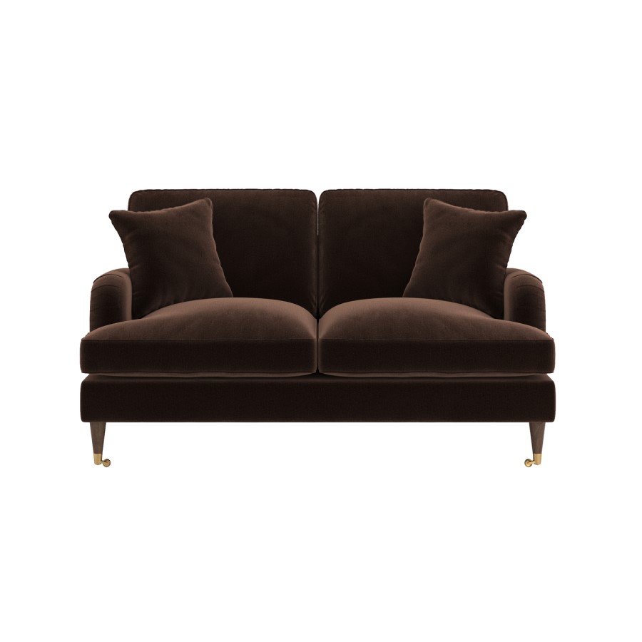 Brown Chenille 2 Seater Sofa - Payton