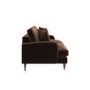 Brown Chenille 3 Seater Sofa - Payton
