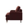 Merlot Red Chenille Armchair - Payton