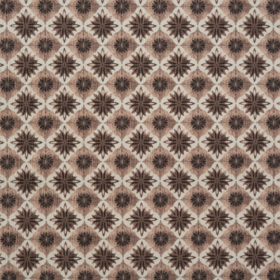 Patterned Velvet Armchair - Payton