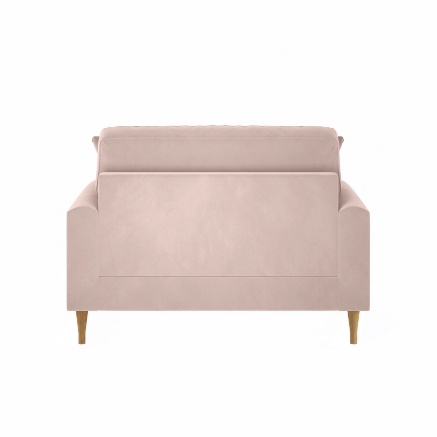 Dusty Pink Velvet Love Seat - Payton
