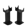 Sorrento Black Designer Radiator Feet -Suitable for Single and Double Panel Radiator