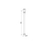 1500mm Brushed Brass PVC Shower Hose