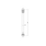1500mm Chrome PVC Shower Hose