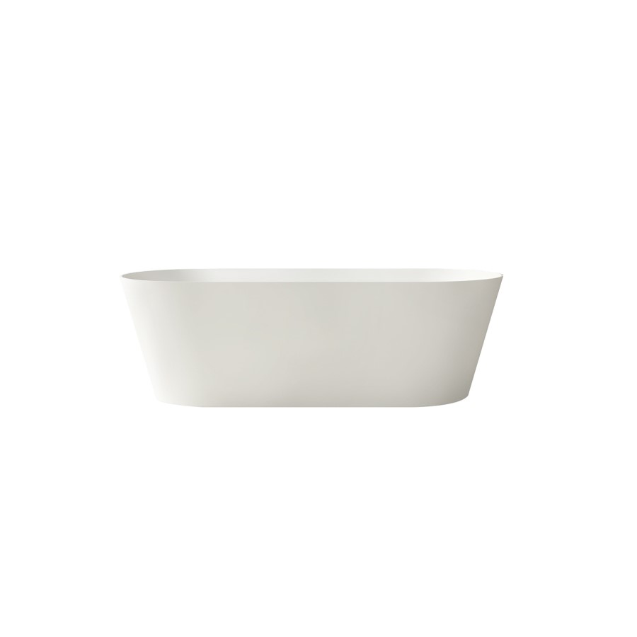 Freestanding Double Ended Stone Resin Solid Surface Bath 1650 x 700mm - Monaco