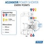Triton Silent Running Thermostatic Power Shower Set