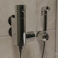 Chrome Thermostatic Douche Shower / Bidet Shower Spray Kit - Arissa