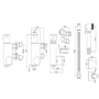 Chrome Thermostatic Douche Shower / Bidet Shower Spray Kit - Arissa