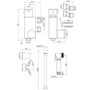 Brushed Brass Thermostatic Douche Shower / Bidet Shower Spray Kit - Arissa