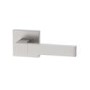 Internal Pearl Nickel Bathroom Lever Door Handle with Lock, Latch and Hinges Pack - 65mm Latch - Torne - XL Joinery