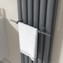 Anthracite Designer Towel Holder for Steel & Electric Radiators - 420mm