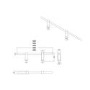 Anthracite Designer Towel Holder for Steel & Electric Radiators - 420mm