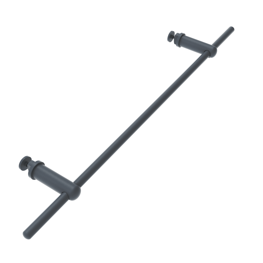 Anthracite Designer Towel Holder for Steel & Electric Radiators - 520mm