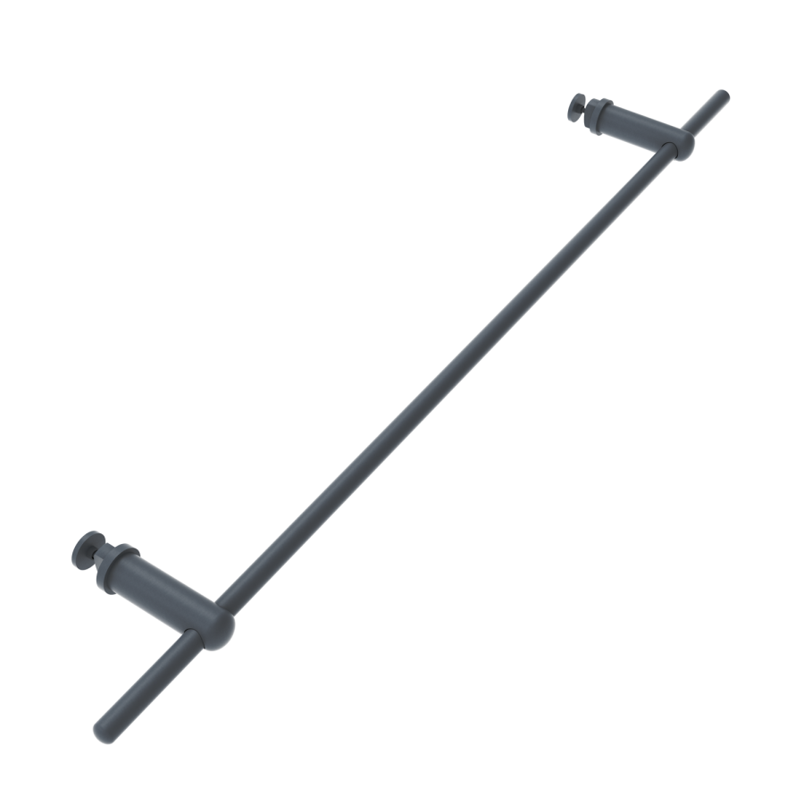 Anthracite Designer Towel Holder for Steel & Electric Radiators - 620mm