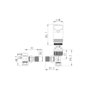 Elego Anthracite Gray Modern TRV Angled Thermostatic Radiator Valves With Lockshield
