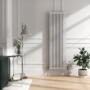 Maesta Antique Brass Traditional Manual Angled Radiator Valves With Lockshield