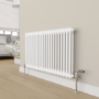 Maesta Chrome Traditional Manual Angled Radiator Valves With Lockshield