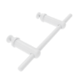 White Designer Towel Holder for Steel & Electric Radiators - 230mm