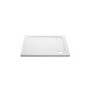 900x900mm Square 45mm White Stone Resin Shower Tray – Pearl