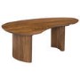 Kidney Shaped Mango Wood Nest of 2 Coffee Tables - Ivan