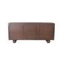 Large Walnut Effect Sideboard with Ball Feet - Ivan