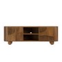 Large Mango Wood TV Stand with Storage - TV's up to 70" - Ivan
