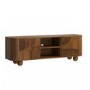 Large Mango Wood TV Stand with Storage - TV's up to 70" - Ivan