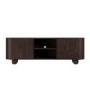 Large Walnut Effect TV Stand with Storage - TV's up to 70" - Ivan
