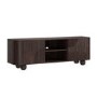 Large Walnut Effect TV Stand with Storage - TV's up to 70" - Ivan