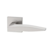 Internal Pearl Nickel Lever Door Handle with Latch and Hinges Pack - 65mm Latch - Vardar - XL Joinery