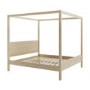 Super King Four Poster Bed Frame in Oak - Victoria