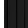 Riace Midnight Black Vertical Flat Designer Radiator 1800x680mm Double Panel 6947 BTU