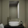 Rectangular Backlit Heated Bathroom Mirror with Lights 700 x 400mm - Vela