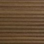 Dark Wood Ribbed 2 Drawer Bedside Table - Valencia