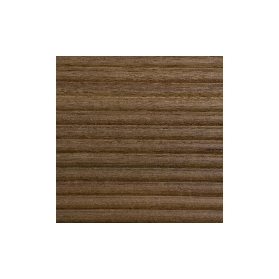 Dark Oak Ribbed 4 Door Wardrobe with 2 Drawers - Valencia 