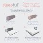Small Double Waterproof Memory Foam Rolled Mattress with Removable Cover - Sleepful Essentials