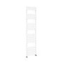 Riace White Vertical Flat Towel Radiator 1800x450mm Single Panel 2471 BTU