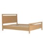 Light Oak King Size Wooden Bed Frame - Vixen