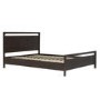 Dark Wood King Size Wooden Bed Frame - Vixen