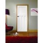 Internal White Primed 1930s 4-Panel FD30 Fire Door - 1981 x 686 x 44mm - DX - XL Joinery
